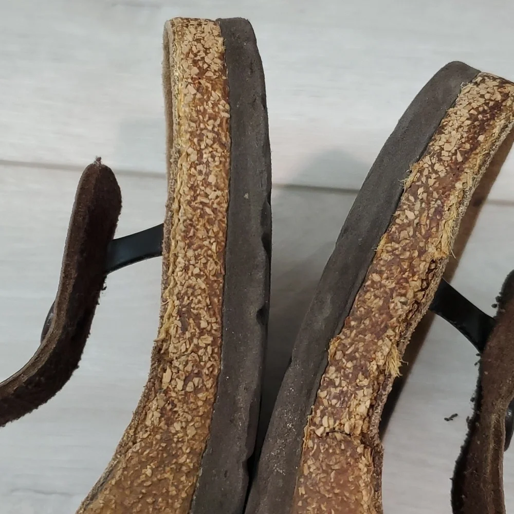 Birkenstock Women Gizeh Comfort Sandals Flats shoes sz 41/10